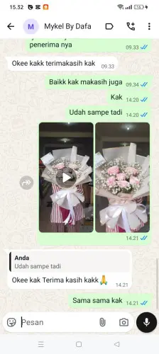 Testimonial Buket Bunga patengan